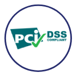 PCI DSS compliant badge